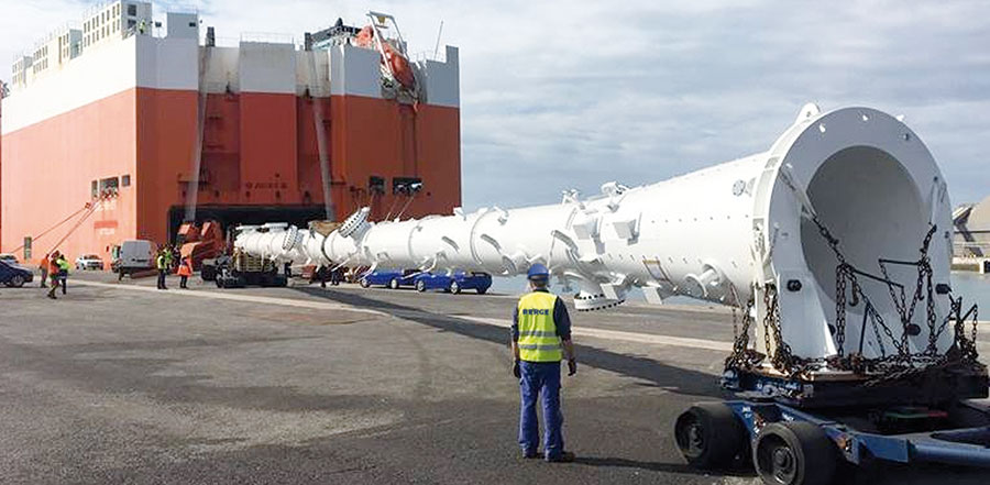 BERGÉ presents its special projects cargo solutions at BreakBulk Europe 2019